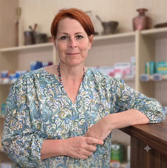 Annette Sunuwar, Inhaberin der Angelbach-Apotheke
